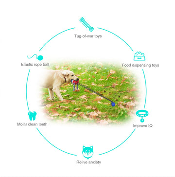 Tug N' Chew - Pet Rope Ball Outdoor Training Toy